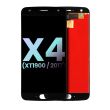 LCD Display ohne Rahmen für Moto X4 (XT1900/ 2017) (Original) (Schwarz)