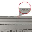 oben Hülle mit Keyboard für Microsoft Surface Book 1 13.5" (1704) (Silber)