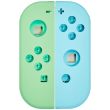 Gehäuse für Nintendo Switch Joy-Con Controller (Grün/ Blau)