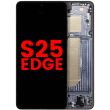 OLED Display mit Rahmen für Galaxy S25 Rand (US & International Version)