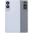 Rückglas mit Kameralinse für Galaxy S25 Rand (ohne Logo) (Titanium Icyblue)