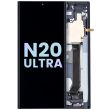 OLED Display mit Rahmen für Galaxy Note 20 Ultra 5G (Mystic Black)