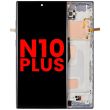 LCD Display mit Rahmen (ohne Fingerabdruck Sensor) für Galaxy Note 10 Plus
