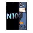 OLED Display mit Rahmen für Galaxy Note 10 (Service Pack) (Aura Glow/ Silver)