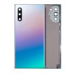 Rückglas mit Kameralinse für Galaxy Note 10 (ohne Logo) (Aura Glow/ Silver)