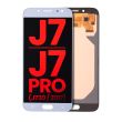 OLED Display ohne Rahmen für Galaxy J7/ J7 Pro (J730/ 2017) (Blue/ Gray)