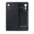 Rückglas mit Kameralinse für Samsung Galaxy Xcover 5 (Service Pack) (Schwarz)
