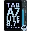 LCD Display mit Rahmen für Galaxy Tab A7 Lite 4G (T225) (2021) (Service Pack)