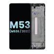 OLED Display mit Rahmen für Galaxy M53 5G (M536/ 2022) (Service Pack)