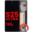 OLED Display mit Rahmen für Galaxy S25 Ultra 5G (120Hz) (Titanium Jet Black)