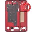 Mittelrahmen für Samsung Galaxy S25 5G (US & International Version) (Coral Red)