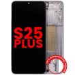 OLED Display mit Rahmen für Galaxy S25 Plus 5G (Aftermarket Plus)