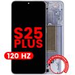 OLED Display mit Rahmen für Galaxy S25 Plus 5G (Aftermarket Plus) (120Hz)