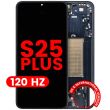 OLED Display mit Rahmen für Galaxy S25 Plus 5G (120Hz) (Blue Black)