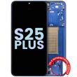 OLED Display mit Rahmen für Galaxy S25 Plus 5G (Service Pack) (Navy)