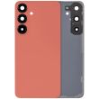 Rückglas mit Kameralinse für Galaxy S25 Plus 5G (ohne Logo) (Coral Red)