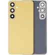 Rückglas mit Kameralinse für Galaxy S24 FE (ohne Logo) (Aftermarket Plus) (Gelb)