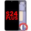 OLED Display mit Rahmen für Galaxy S24 Plus 5G (Aftermarket Plus)