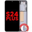 OLED Display mit Rahmen für Galaxy S24 Plus 5G (Sapphire Blue)