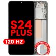 OLED Display mit Rahmen für Galaxy S24 Plus 5G (120Hz) (Jade Green)
