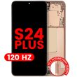 OLED Display mit Rahmen für Galaxy S24 Plus 5G (120Hz) (Sandstone Orange)