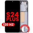 OLED Display mit Rahmen für Galaxy S24 Plus 5G (120Hz) (Sapphire Blue)