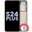 OLED Display mit Rahmen für Galaxy S24 Plus 5G (Service Pack) (Jade Green)