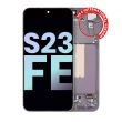 OLED Display mit Rahmen für Galaxy S23 FE 5G (Service Pack) (Graphit)