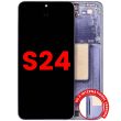OLED Display mit Rahmen für Galaxy S24 5G (US & International Version)