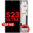 OLED Display mit Rahmen für Galaxy S23 Ultra (120Hz) (Himmelblau)