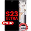 OLED Display mit Rahmen für Galaxy S23 Ultra (US & International)