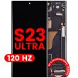 OLED Display mit Rahmen für Galaxy S23 Ultra (Aftermarket Pro) (120Hz)