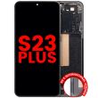 OLED Display mit Rahmen für Galaxy S23 Plus (US & International) (Grün)