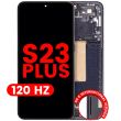 OLED Display mit Rahmen für Galaxy S23 Plus (Aftermarket Plus) (120Hz)