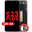 OLED Display mit Rahmen für Galaxy S23 Plus (US & International) (120Hz) (Grün)