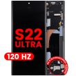 OLED Display mit Rahmen für Galaxy S22 Ultra 5G (Aftermarket Plus)