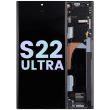 OLED Display mit Rahmen für Galaxy S22 Ultra 5G (Service Pack)