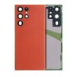 Rückglas mit Kameralinse für Samsung Galaxy S22 Ultra (Service Pack) (Rot)