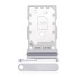 SIM-Kartenschacht Dual für Samsung Galaxy S22 Ultra (Weiß)