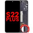 OLED Display mit Rahmen für Galaxy S22 Plus 5G (Aftermarket Plus)