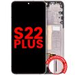 OLED Display mit Rahmen für Galaxy S22 Plus 5G (Pink Gold/ Violet)