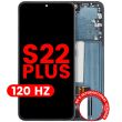 OLED Display mit Rahmen für Galaxy S22 Plus 5G (Aftermarket Plus) (120Hz) (Grün)