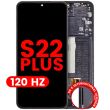 OLED Display mit Rahmen für Galaxy S22 Plus 5G (Aftermarket Plus) (120Hz)