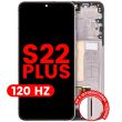 OLED Display mit Rahmen für Galaxy S22 Plus 5G (120Hz) (Pink Gold/ Violet)