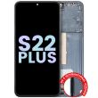 OLED Display mit Rahmen für Galaxy S22 Plus 5G (Service Pack) (Grün)