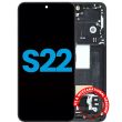 LCD Display mit Rahmen (ohne Fingerabdruck Sensor) für Galaxy S22 5G