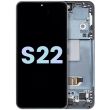 OLED Display Einheit mit Rahmen für Samsung Galaxy S22 5G (Service Pack) (Grün)