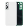Rückglas mit Kameralinse für Galaxy S22 5G (ohne Logo) (Aftermarket Plus) (Weiß)