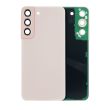 Rückglas mit Kameralinse für Galaxy S22 5G (ohne Logo) (Pink Gold)