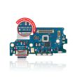 Ladebuchse Platine mit SIM-Kartenleser für Galaxy S21 FE 5G (G990B/N)